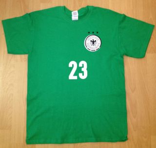   National Team T Shirt Germany Soccer DFB Mario Gomez #23 Jersey 2012