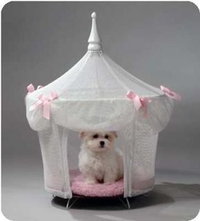 Sugarplum Princess Dog Cat Pet Bed Canopy Tent