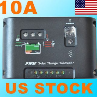 10A Solar Charge Controller Regulator 10amp solar battery charger 