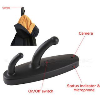 HD Home Safe Hidden Spy Clothes Hook Surveillance Nanny Camera Mini DV 