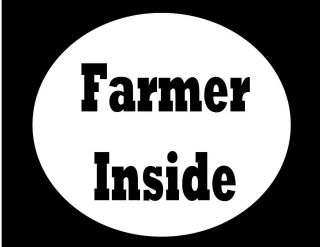 Farmer Inside T Shirt S 3XL Funny Humor College  083N