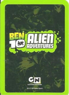 BEN 10 ALIEN ADVENTURES ALIEN TRADING CARD  LOT A See Which Cards 