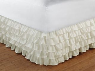 Greenland Home Fashions Multi Ruffle Bedskirt (Variety Sizes & Colors 