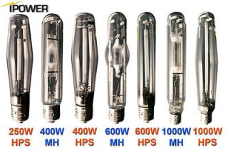 1000 600 400 250w watt Super HPS MH Grow Light Bulb Lamp For Ballast 