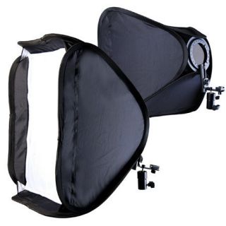 Portable Softbox w/ Bag Bracket For Photo Flashlight Speedlight 
