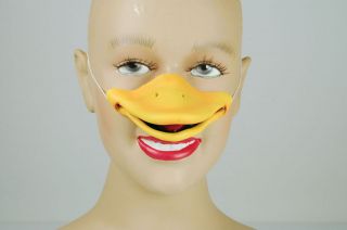 Small Yellow Duck Nose Beak Fancydress Accessory