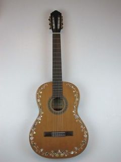   Model DF020 008 New Solid Cedar Top w/Flower Inlays Classical Guitar
