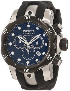 New* Invicta Mens Venom Reserve Chronograph Black Dial Watch 0947