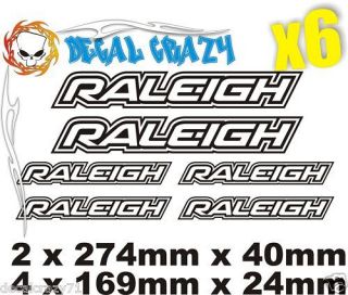 RALEIGH Vintage style Cycle Bike GOLD Decals Stickers