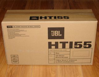 New JBL HTi55 2 Way Dual 5 In Wall Center Channel Speaker HTi 55 