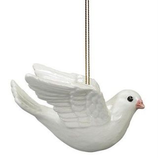   by Sadek White Dove Ornament 61208 Porcelain China Bird Figurine NIB