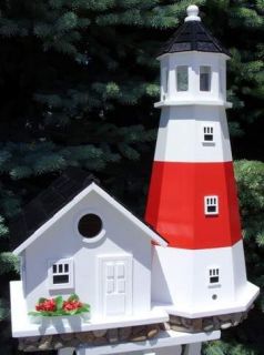   Long Island Montauk Point Lighthouse Birdhouse by Home Bazaar
