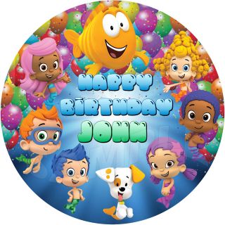 bubble guppies cake toppers in Birthday