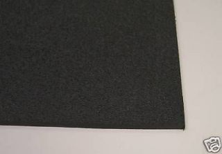 Kydex plastic sheet Black 12 x 12 x 1//16 New