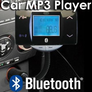 Bluetooth Car Kit FM Transmitter  Player w/ Steering Wheel 