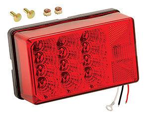Boat Trailer LED Waterproof Taillight 4 x 6 Right