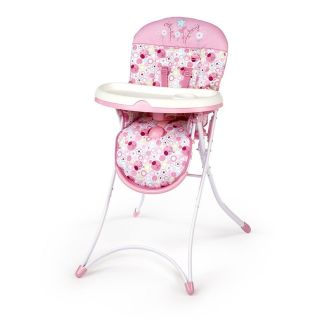 Bright Starts Pink Blossomy Bloom Flower Ladybug High Chair NIB NEW