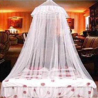   Netting Insect Bed Canopy Round Lace Mosquito Net Curtain Gorgeous