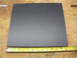 BLACK ABS MACHINABLE PLASTIC SHEET 5/16 X 12 X 12