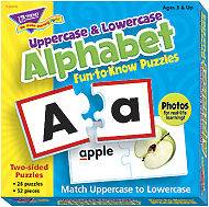 Trend Alphabet Match Up Puzzle Preschool Learning Game New