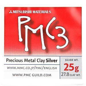 25g package Mitsubishi PMC3 Precious Metal Clay   Fine Silver