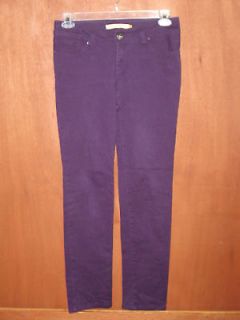 BOOM BOOM Skinny Jeans Jr Sz 5 Purple Stretchy Lowrise