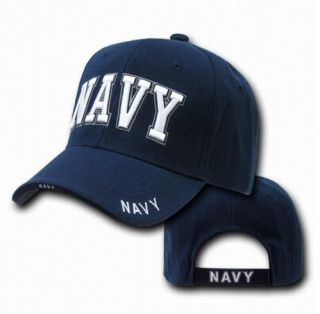   States US Navy Text Logo Military Baseball Ball Cap Hat Caps Hats