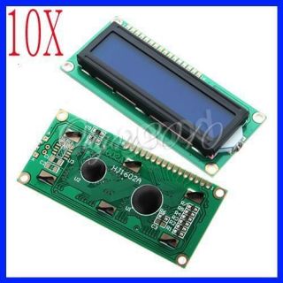   16x2 Character LCD Display Module HD44780 Controller Blue Blacklight