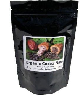 100% Cocoa RAW CHOCOLATE Antioxidant ORAC CaCao Nibs