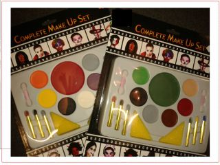   HALLOWEEN MAKE UP SET KIT PROFESSIONAL BIG GREASE PAINT FACE BODY