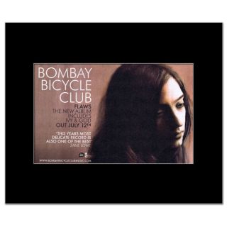 BOMBAY BICYCLE CLUB   Flaws   Black Matted Mini Poster
