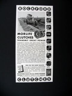 Borg Warner Rockford Morlife Clutches clutch 1960 print Ad 