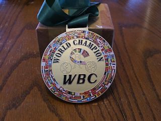 WBC CHAMPIONSHIP BOXING BELT MEDAL WORLD BOXING RING CHAMP BELT