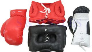 Pairs Boxing Gloves & 2 Sets of Head Gears Brand