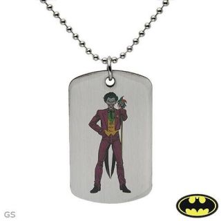   Brothers DC Comics Batman Joker Stainless Steel Necklace 22 Inch