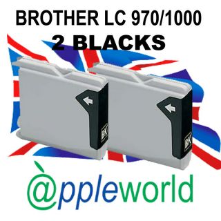 BLACK LC970 / LC1000 BROTHER Compatible Ink Cartridges