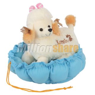 Multifunction Useful Dual use Bed Nest House Room for Pet Dog Cat Blue 