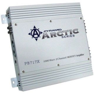 NEW Pyramid   PB715X   1000 Watts 2 Channel Bridgeable Car Amplifier