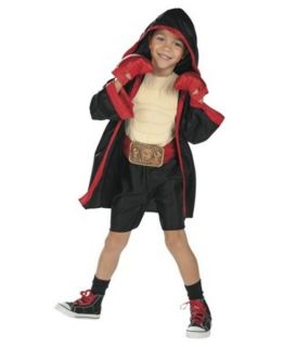 Champion Boxer w/SOUND Gloves Child Muscle Costume Boxing Boys Kids 