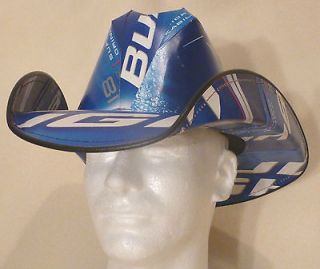 Beer Box Cowboy Hat Making Service *FREE BUD LIGHT BOXES* NASCAR Party 