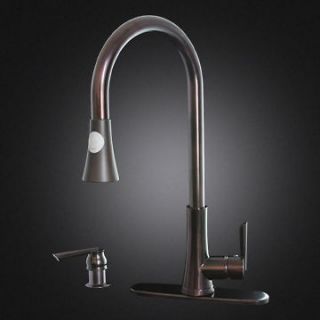 New 18 Kitchen Faucet Oil Rubbed Bronze Pull Out Bar Sink w 