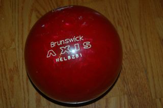 BRUNSWICK AXIS BOWLING BALL NIB 14# NOT DRILLED NEW OLD STOCK