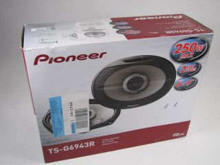 Pioneer TS G6943R 6X9 2 WAY 250W CAR SPEAKER PAIR