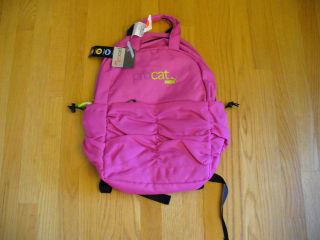 Puma Procat Bright Pink Backpack/Book Bag, 100% Polyester, Laptop 