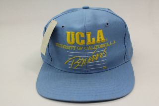   Bruins Light Baby Blue Yellow Authentic One Size Snapback Hat Vintage