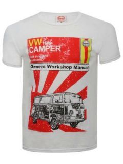 Haynes VW Camper Van Cotton T Shirt   White