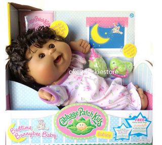   Cabbage Patch Kids Babies Bedtime Bunnybee Baby African American Doll
