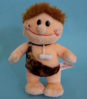 King Plush Cave Man (Boy) Dinosaur   Stuffed Animal Soft Toy Figure 