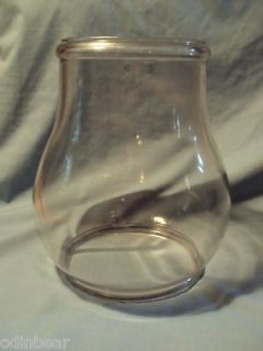 LARGE Antique HAMS NO. 9 GLASS LANTERN POST LAMP GLOBE