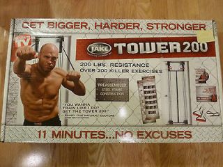   Jake Tower 200 Full Body Exercise Total Gym Strength Training Sports